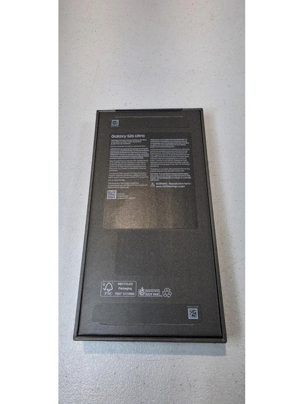Samsung Galaxy S26 Ultra 512GB Original Box w/ Accessories EMPTY BOX NO PHONE